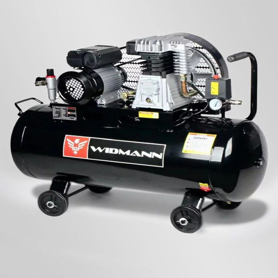 Compresor de aire Widmann 150 L bicilíndrico accionado por correa 220V
